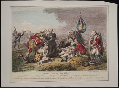 The Death of the Great Wolf, 1795 by James Gillray